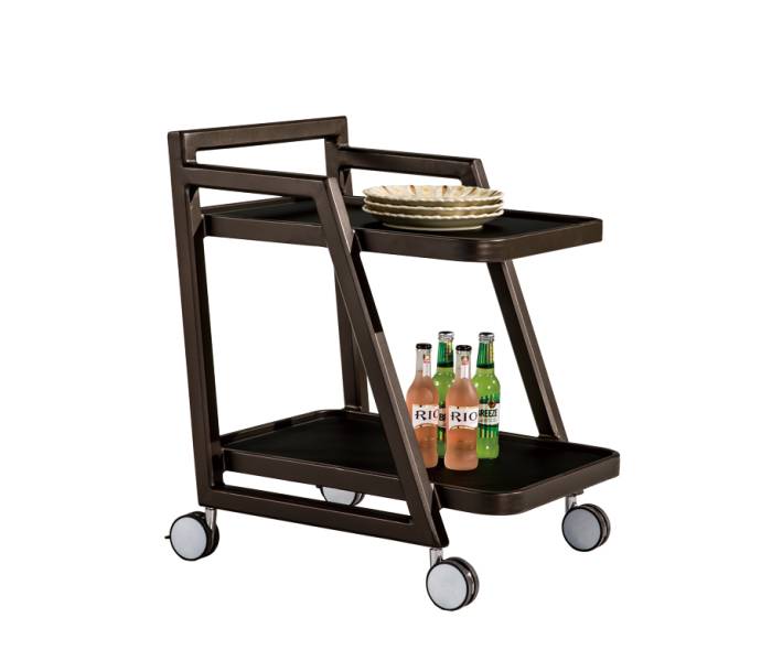amber food and drink trolley