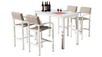 Barite Bar Set for 4