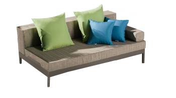 Barite Two Seater With Right Armrest