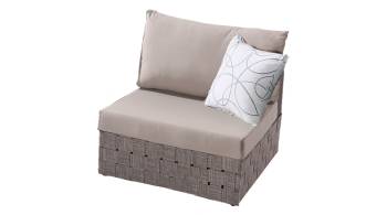 Edge Middle Armless Chair