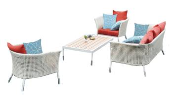 Fatsia Sofa Set With Rectangular Coffee Table