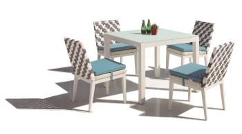 Florence Dining Set for 4