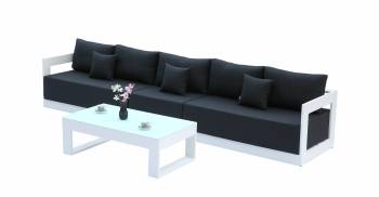 Lusso Long Sofa Set