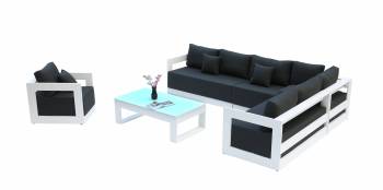 Lusso Sectional Sofa Set