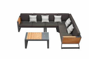 Avant Six Seater "L" Shape Sectional Set - QUICK SHIP 