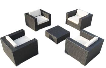 Swing 46 Club Chair Set for 4