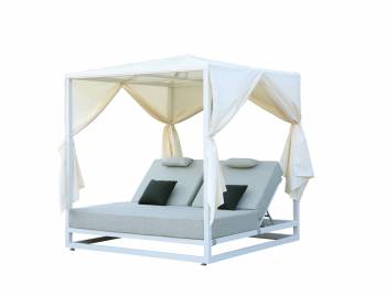 Riviera Outdoor Daybed with Pitched Top - QUICK SHIP 