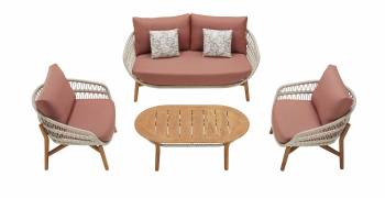 Corda Loveseat Set - QUICK SHIP 