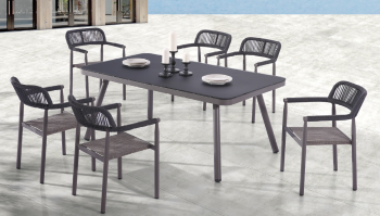 Venice Dining Set for 6 with arms