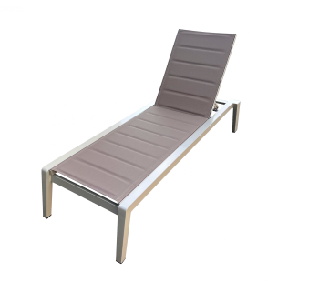 AVANT CHAMPAGNE STACKABLE CHAISE LOUNGE - QUICK SHIP
