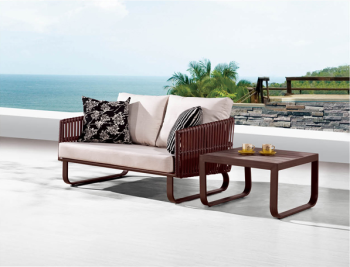 Apricot Loveseat Sofa