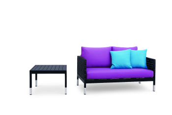 Taco Loveseat With Side Table