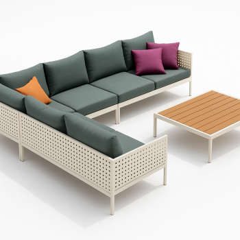 Taco Sectional Sofa Set